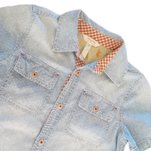 Matilda Jane Clothing- Chambray Button Up - Picture 2 of 6